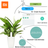 HHCC Flora Monitor ogród pielęgnacja roślin trawa gleby wody płodność inteligentny Tester czujnik kwiat ogrodnictwo detektor dla XiaoMi 6